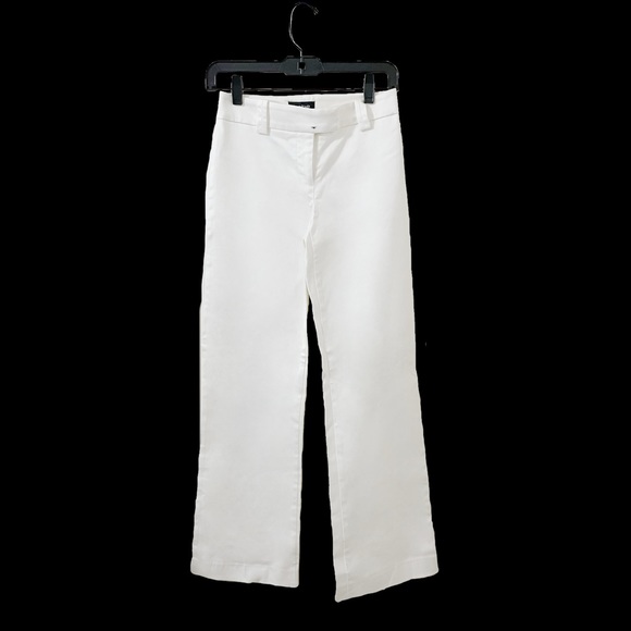 BEBE White Dress Pants Straight Leg - Picture 1 of 4